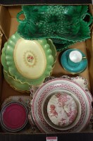 Lot 95 - *A box of miscellaneous china to include...