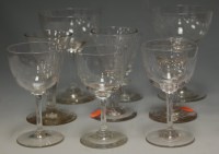 Lot 262 - Assorted glassware to include; pair of...