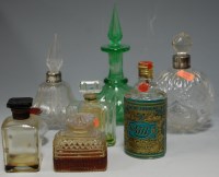 Lot 265 - A quantity of glass scent bottles, to include...