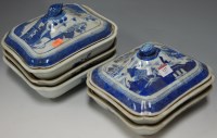 Lot 127 - *A pair of 19th century Chinese blue & white...