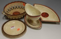 Lot 41 - *A pair of early 19th century cream ware...