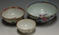 Lot 43 - *An 18th century Chinese porcelain bowl enamel...