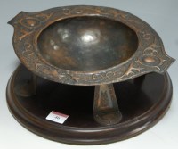 Lot 46 - An Arts& Crafts Liberty style copper shallow...