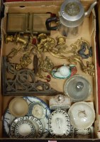 Lot 106 - *A box of miscellaneous items to include pair...