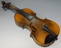 Lot 136 - A mid 20th century continental violin bearing...