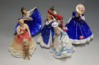 Lot 20 - Six various Royal Doulton figurines to include...
