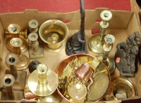 Lot 179 - *A pair of 19th century turned brass...