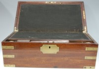 Lot 207 - A 19th century mahogany and brass bound...