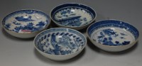 Lot 225 - *Four various Chinese export blue and white...
