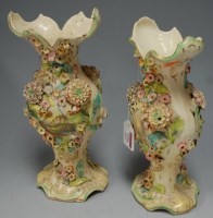 Lot 235 - A pair of 19th century English porcelain...