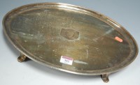 Lot 302 - An Old Sheffield Plate oval salver with...