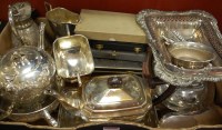 Lot 304 - Assorted plated wares to include; Victorian...