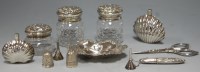 Lot 340 - A small collection of miscellaneous silver...
