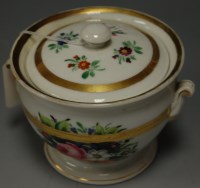Lot 238 - A Bohemian porcelain pot pourri bowl and cover