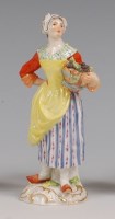 Lot 3065 - A Meissen porcelain figure 'The Female Grape...