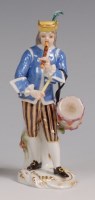 Lot 3068 - A Meissen porcelain figure 'Boy with Flute and...