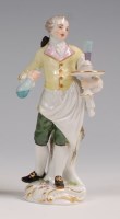 Lot 3078 - A Meissen porcelain figure 'The Waiter...