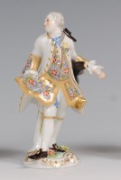 Lot 3096 - A Meissen porcelain figure 'Le Marquis', after...