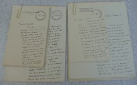 Lot 3015 - WALLACE Edgar, 40 signed manuscript letters,...