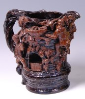 Lot 3138 - An Edward Bingham for Castle Hedingham pottery...