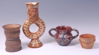 Lot 3142 - An Edward Bingham for Castle Hedingham pottery...