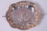 Lot 3163 - A late 19th century Dutch embossed silver...