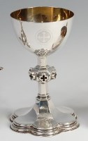 Lot 3178 - A Victorian Gothic Revival silver footed...