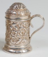 Lot 3189 - A late Victorian silver pepperette, in the...