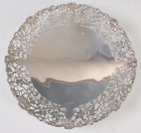 Lot 3204 - A George V silver footed table bowl, of...