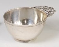 Lot 3208 - A Victorian Scottish silver christening bowl,...