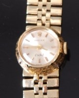 Lot 3255 - A ladies 18ct gold Rolex Orchid cocktail watch,...