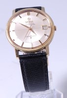 Lot 3277 - A gents Omega Constellation steel and gold...