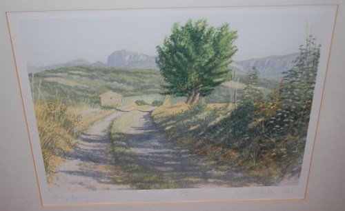 Lot 1083 - Richard Wardle - early evening, lithograph,...