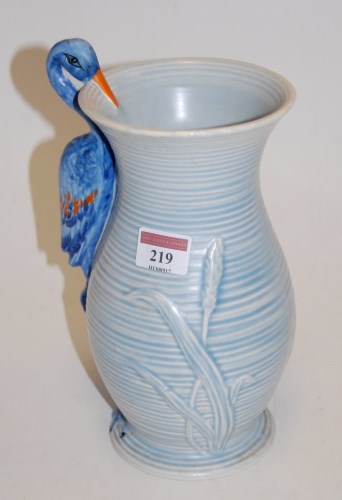 Lot 219 - A Burleighware Art Deco jug relief decorated...