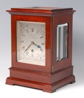 Lot 1505 - A Victorian mahogany cased four glass bracket...