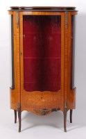 Lot 1537 - A circa 1900 French kingwood vitrine, having...