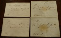 Lot 1009 - ALBERT, Prince, Royal Consort, 4 envelopes...