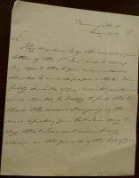 Lot 1019 - DERBY, Earl of 1799-1869, signed letter, 2...