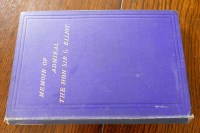 Lot 1043 - Memoir of Admiral the Hon. Sir George Elliot,...