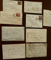 Lot 1031 - Two envelopes addressed to Lord John Russell...