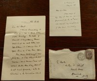 Lot 1025 - BRIGHT, John 1811-1889, signed letter, 18th...