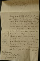 Lot 1001 - VICTORIA, Queen of England, document signed,...