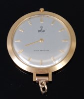 Lot 1294 - An 18ct gold cased Tudor fob watch, possibly...