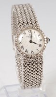 Lot 1305 - A ladies Baume & Mercier 18ct white gold...