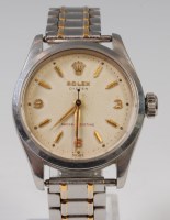 Lot 1332 - A gents vintage Rolex Oyster steel cased...