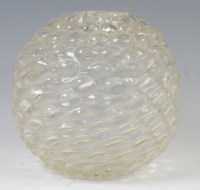 Lot 1116 - A late 19th century heavy hand-blown clear...