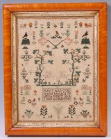 Lot 1367 - An early 19th century needlework picture...