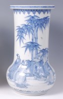 Lot 1400 - A Chinese export porcelain vase, 20th century,...