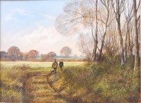 Lot 1436 - Clive Madgwick (1934-2005) - Morning Walk, oil...