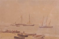 Lot 1459 - John Crome RA (1768-1821) - Fishing boats...